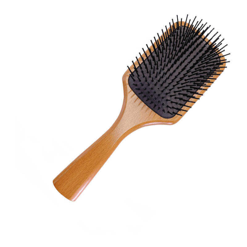 Wooden Paddle Massage Brush