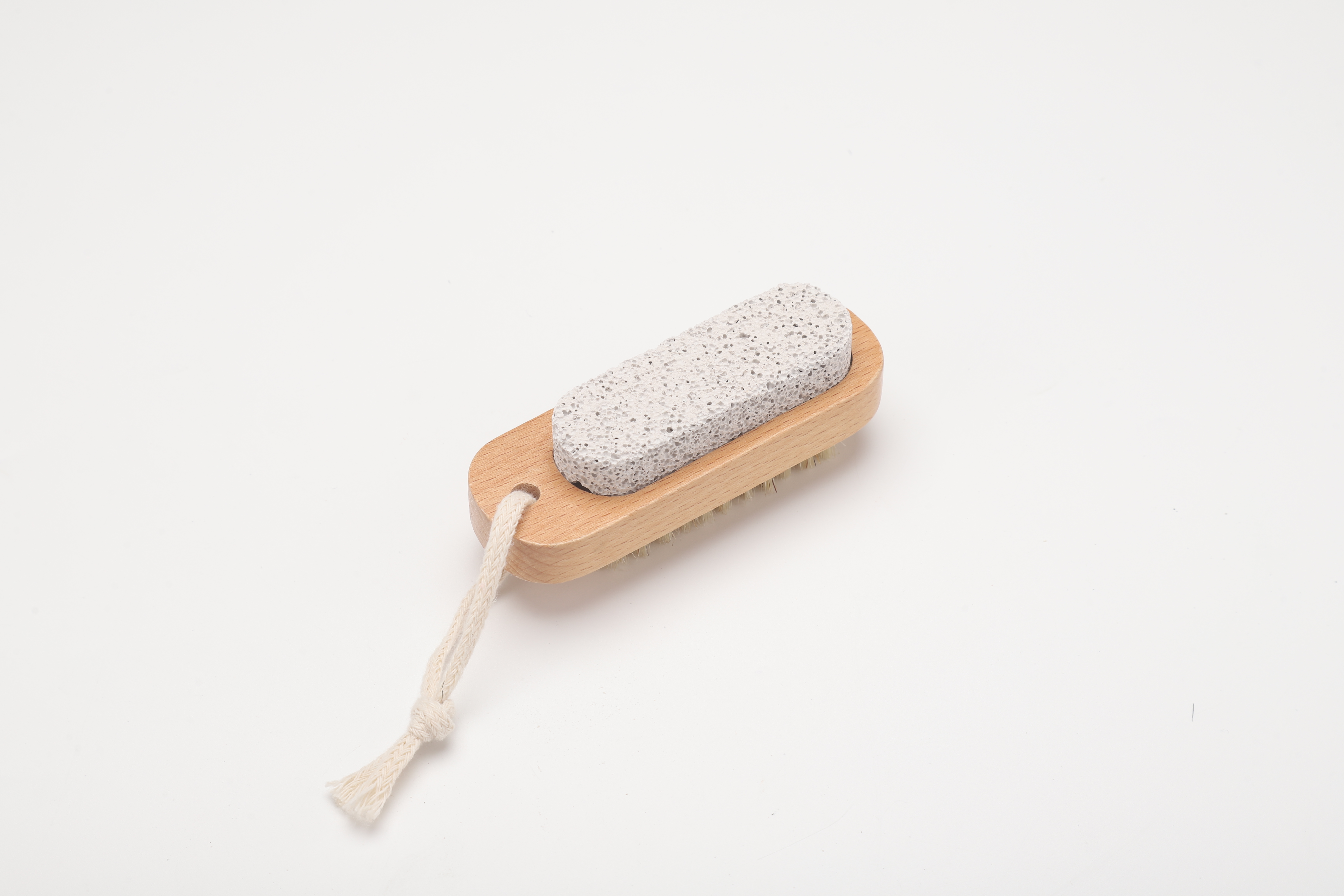 wooden double-sided pumice stone brush wooden double-sided pumice stone brush